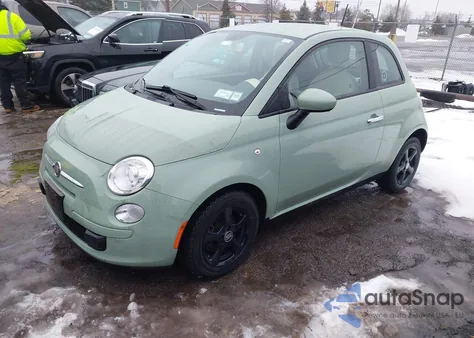 2012 Fiat 500 Pop from USA, damaged, VIN 3C3CFFAR7CT237933